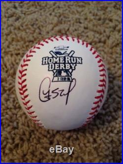 2013 All Star Home Run Derby Baseball ball Rawlings Signed Cespedes A's Tigers