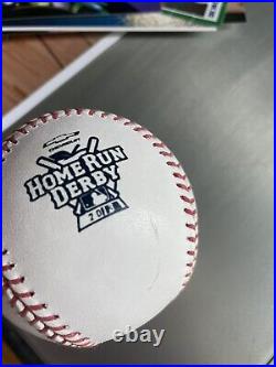 2013 Home Run Derby baseball hit by Yoenis Cespedes