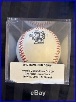 2013 Yoenis Cespedes Game Used Home Run Derby Baseball