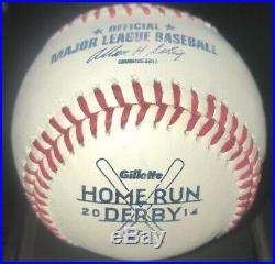 2014 Home Run Derby Used Ball Todd Frazier Third Round Out 3 Mlb Authentic Holo