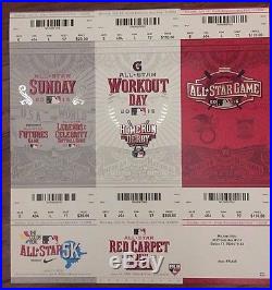 2015 MLB All Star Game Home Run Derby Ticket Strip Stub Cinergy Field Cincinnati