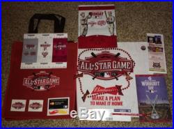 2015 MLB All-Star Game Homerun Derby Memorabilia Ticket Strip Program Towel Bag