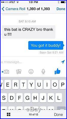 2015 SHAVED/ ROLLED Louisville Slugger Z4000 HOME RUN DERBY READY Bat