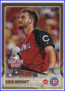 2015 TOPPS UPDATE GOLD KRIS BRYANT RC HOME RUN DERBY #665/2015 CUBS US78