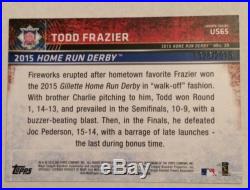 2015 Topps Update Todd Frazier Gold Refractor /2015 US65 Home Run Derby Non Auto