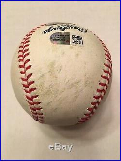 2016 ASG Home Run Derby Giancarlo Stanton Game Used Ball Marlins Yankees 1 Round