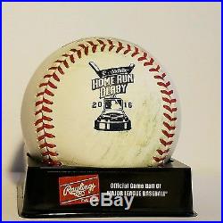 2016 Home Run Derby Champion Giancarlo Stanton Game Used MLB Marlins All Star