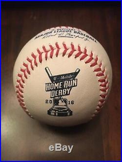 2016 MLB AllStar Home Run Derby Giancarlo Stanton Game Used Ball 1 Round Yankees