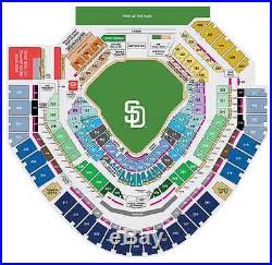 2016 MLB All Star Game Home Run Derby Tickets Petco Park 7/11 Monday