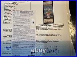 2017 ASG Game HR Home Run Derby Signed Ticket Aaron Judge JSA Letter Rookie Yr
