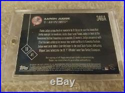 2017 Topps Now 346A Aaron Judge Home Run Derby Champion Auto 20/99