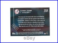2017 Topps Now #346A Aaron Judge Home Run Derby Champion Autograph 61/99