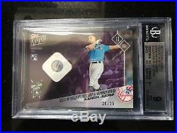 2017 Topps Now AARON JUDGE ASG Home Run Derby RC BALL Relic /25 BGS MINT ROY