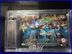 2017 Topps Now AARON JUDGE ASG Home Run Derby RC BALL Relic /25 BGS MINT ROY