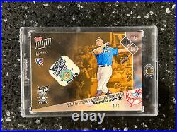 2017 Topps Now Aaron Judge 1/1 Home Run Derby Used Ball Relic #345D Yankees RC