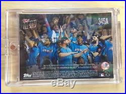 2017 Topps Now Aaron Judge Home Run Derby Logo Used Baseball 1/25