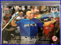 2017 Topps Now Aaron Judge Home Run Derby Sock Relic 48/49 RC