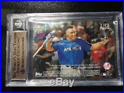2017 Topps Now Aaron Judge SOCK RELIC Home Run Derby #1/25 Champ MVP BGS 9.5