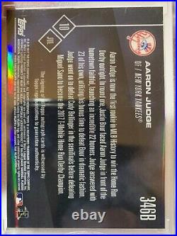 2017 Topps Now Home Run Derby Aaron Judge auto 346B 39/49