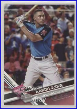 2017 Topps Update Home Run Derby Mother's Day Hot Pink /50 Aaron Judge Rookie