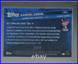 2017 Topps Update Home Run Derby Mother's Day Hot Pink /50 Aaron Judge Rookie RC