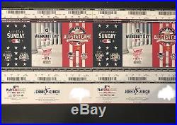 2018 MLB All Star Game Ticket Sec 110 (2) Full Strip Home Run Derby Futures Game