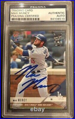 2018 Max Muncy Dodgers Topps Now Home Run Derby Auto Autograph Signed HRD-6