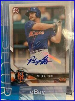 2018 Pete Alonso Bowman Auto! Mets Superstar! Home Run Derby Champ