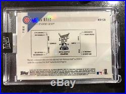 2018 T-mobile Home Run Derby Used Ball Card # To 5 Javier Baez Topps Now