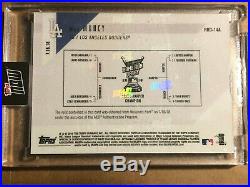 2018 Topps NOW HRD-14A Max Muncy Los Angele Dodgers Home Run Derby Ball Relic