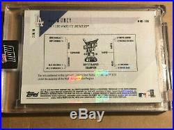 2018 Topps NOW HRD-19A Max Muncy Los Angeles Dodgers Home Run Derby Sock Relic
