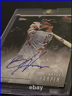2018 Topps X 220 Second To None, Bryce Harper On Card Autograph, eBay 1/1