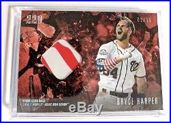 2018 Topps X Bryce Harper 220 SSP Game Used Home Run Derby Base Relic 2/10