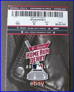 2019 Cleveland MLB All Star Home Run Derby Ticket Pete Alonso Winner