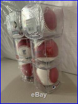 2019 HOME RUN DERBY MONEY BASEBALL 6 individual ball with display case