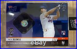 2019 TOPPS NOW HRD-17A Pete Alonso 57 TOTAL HRS AT HOME RUN DERBY 33/49