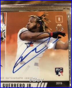 2019 Topps NOW #492C Alonso Guerrero Jr AUTO /5 Rookie Sluggers Home Run Derby