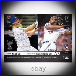 2019 Topps Now #492 Alonso & Guerrero Jr Home Rub Derby Rc Rookie Card