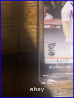 2019 Topps Now #493A Pete Alonso AUTO 51/99 (Home Run Derby Champion) METS