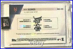 2019 Topps Now Home Run Derby Pete Alonso RC Winner Bonus OnCard Auto Limited 50