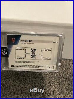 2019 Topps Now Pete Alonso Event-worn Sock Relic 41/49 Home Run Derby