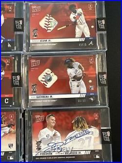 2019 Topps Now Vlad Guerrero RC Pete Alonso Home Run Derby Ball Relic Auto Lot