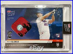 2019 Topps Now #hrd17a Pete Alonso Sock Relic 38/49 Home Run Derby