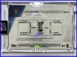 2019 Topps Now #hrd17a Pete Alonso Sock Relic 38/49 Home Run Derby