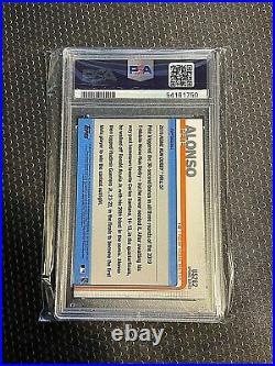 2019 Topps Update Pete Alonso Home Run Derby Rainbow Foil #US262 PSA 10