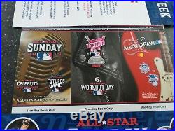 2019 mlb all star game ticket strips (2) home run derby celebrity softball