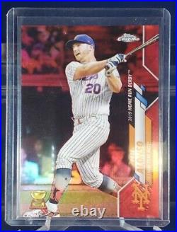 2020 Topps Chrome Update U-86 Pete Alonso Red Refractor #11/25 Mets