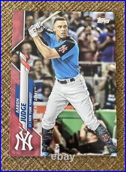 2020 Topps Update Series Home Run Derby Aaron Judge Hot Pink Mothers Day /50
