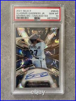 2021 Panini Select Sparks Signatures HOME RUN DERBY! #SS-VG Vlad Guerrero