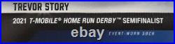 2021 Topps Now Home Run Derby TREVOR STORY Sock Relic Blue /49